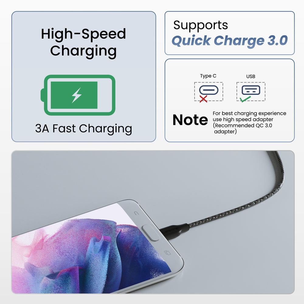 RCM-15 Micro USB Cable – Ambrane India