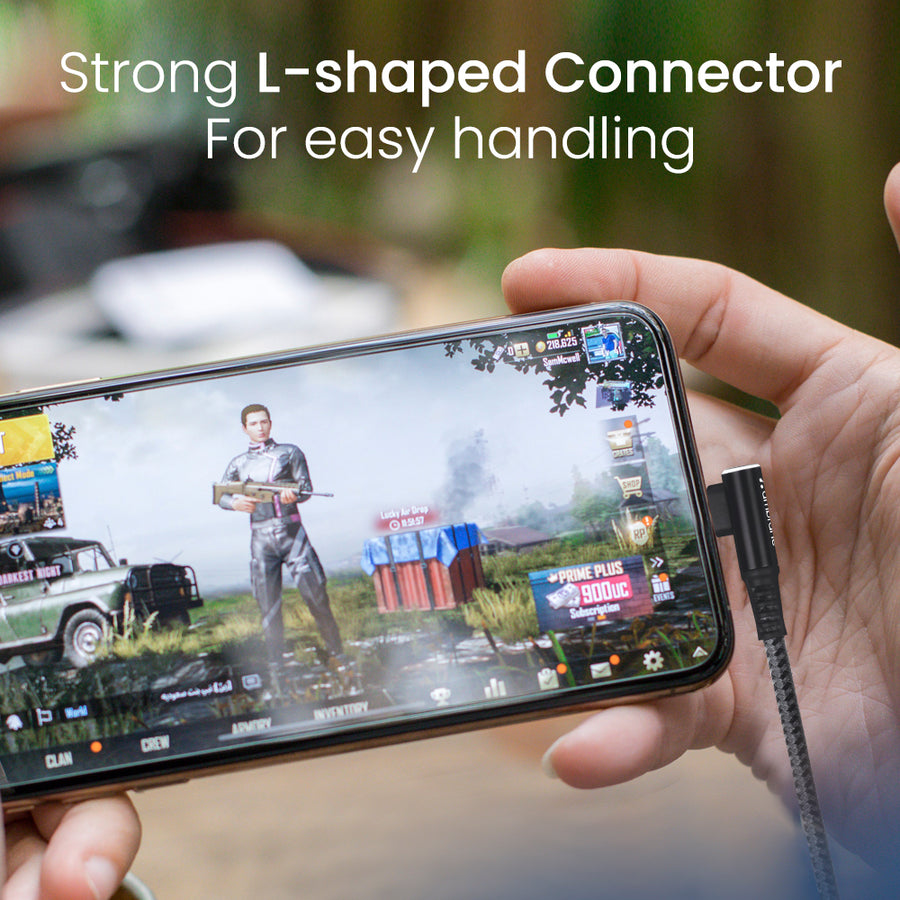 Ambrane 1.5 Meter L Shaped Type C Cable