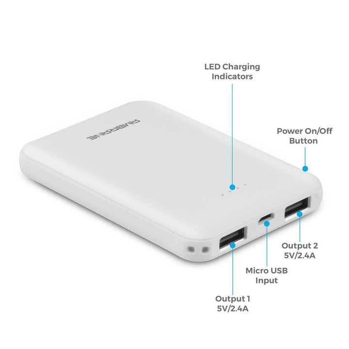PP-501 5000 mAh Compact Size Power Bank | Best Smartphone Power Bank - AmbraneIndia