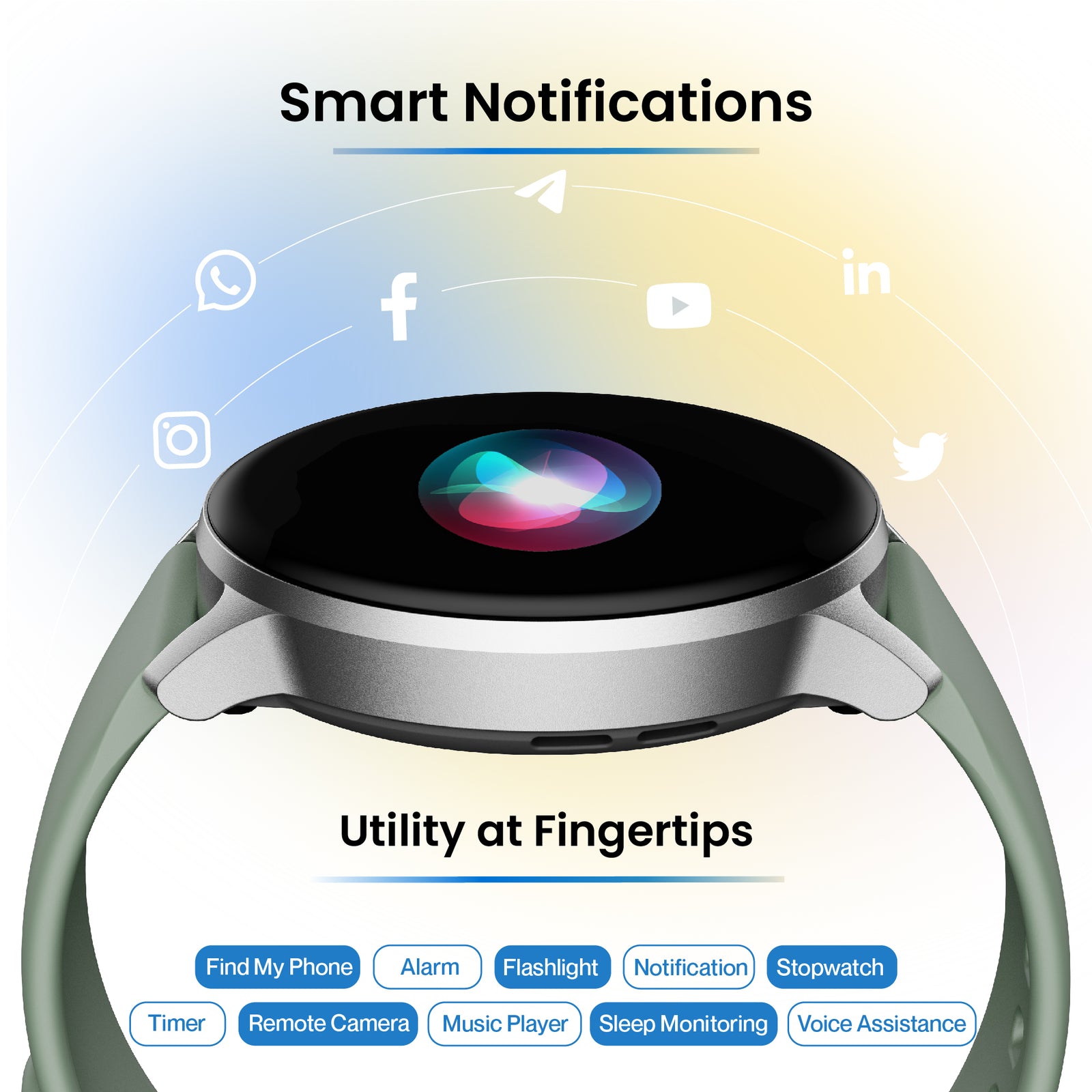 Wise Roam 2 smartwatch with activity monitor – Ambrane India