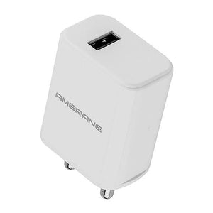 AWC-65 Single Port Wall Charger (White) - AmbraneIndia