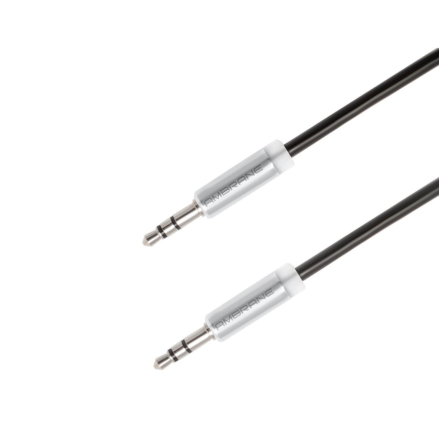 Aux Audio Cable 11 with 3.5mm (Black) - AmbraneIndia