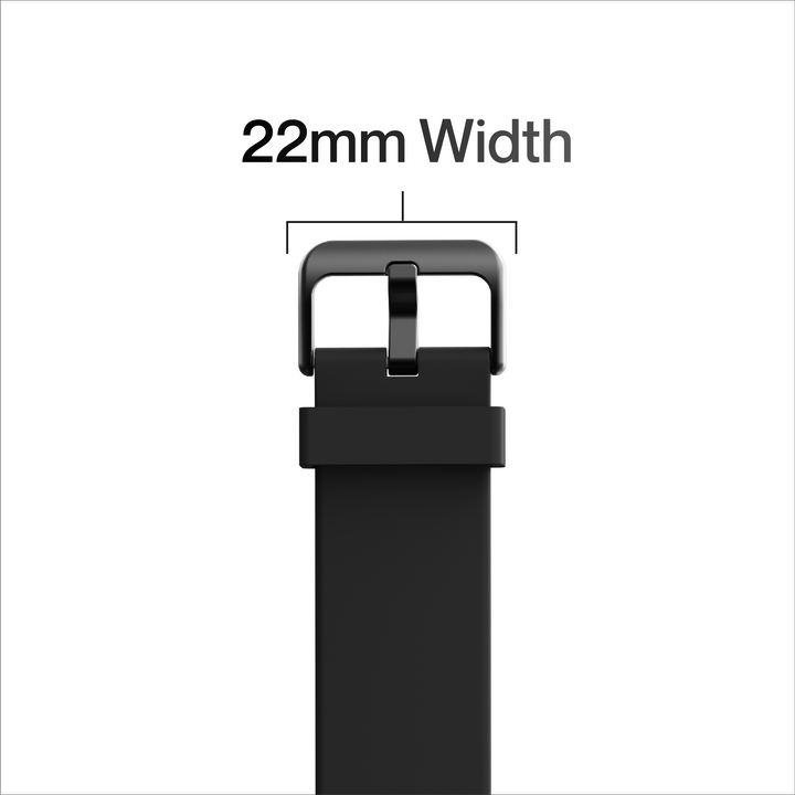 Ambrane 22mm Silicone Strap (Square)