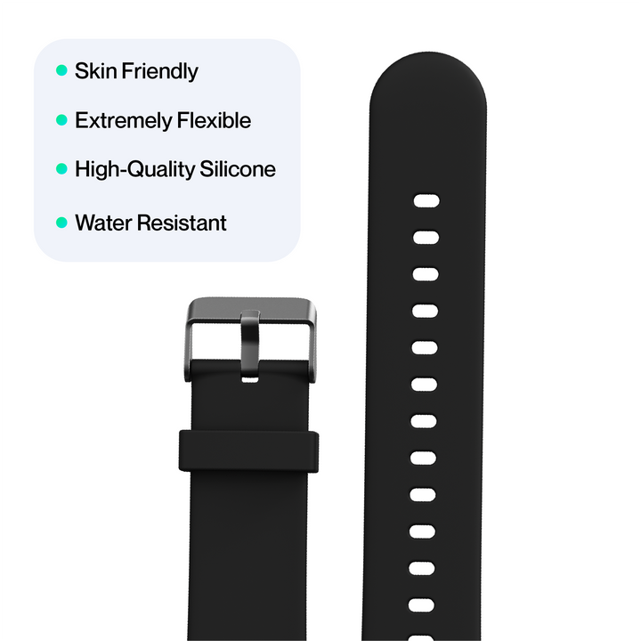 Ambrane 22mm Silicone Strap (Square)