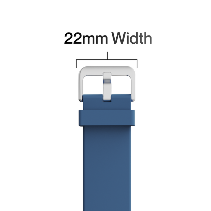 Ambrane 22mm Silicone Strap (Square)