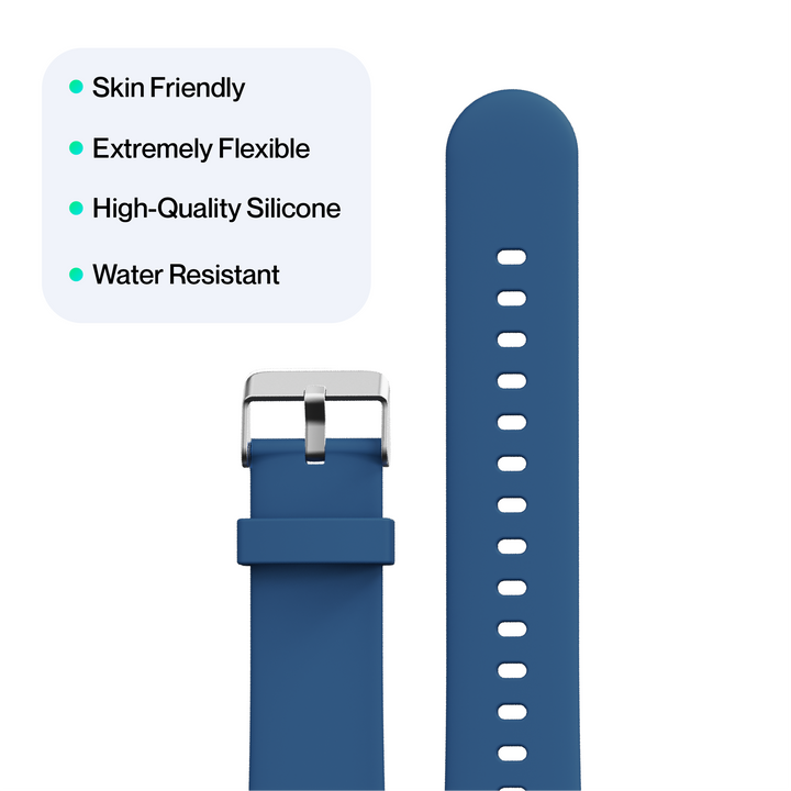 Ambrane 22mm Silicone Strap (Square)