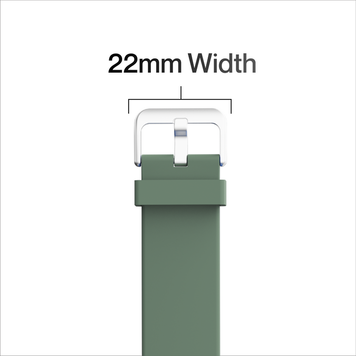 Ambrane 22mm Silicone Strap (Square)