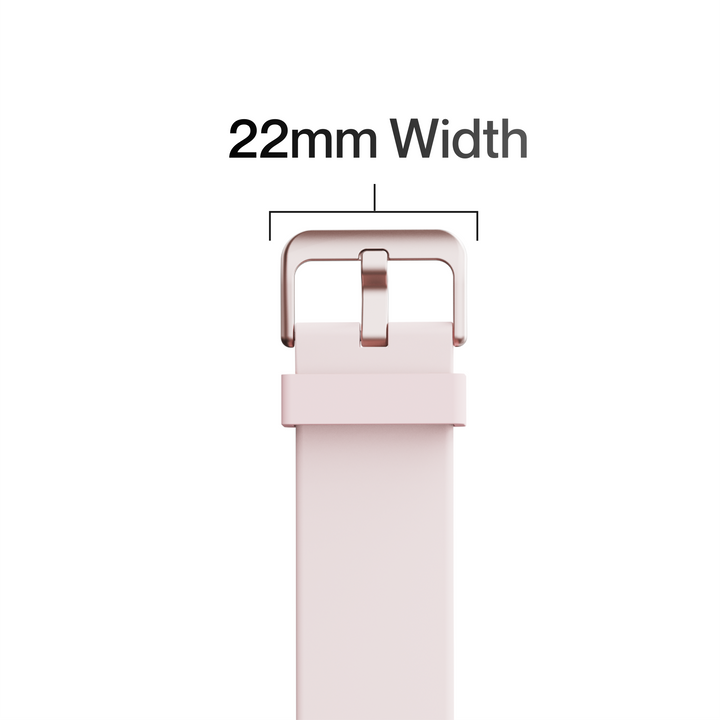 Ambrane 22mm Silicone Strap (Square)