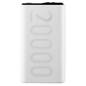 Ambrane 20000 mAh Lithium Polymer Power Bank (Stylo-20k, White) - AmbraneIndia