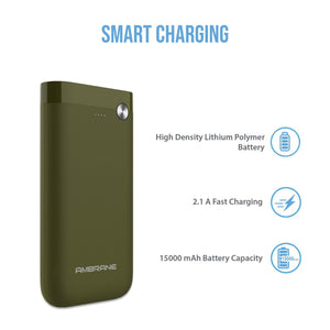 PP-150 15000 mAh Power Bank (Green) | Power Bank Price in India - AmbraneIndia