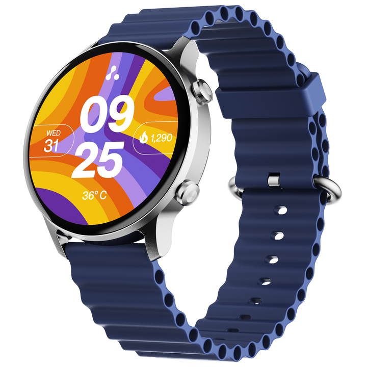Smart watch with blood pressure and oxygen monitor