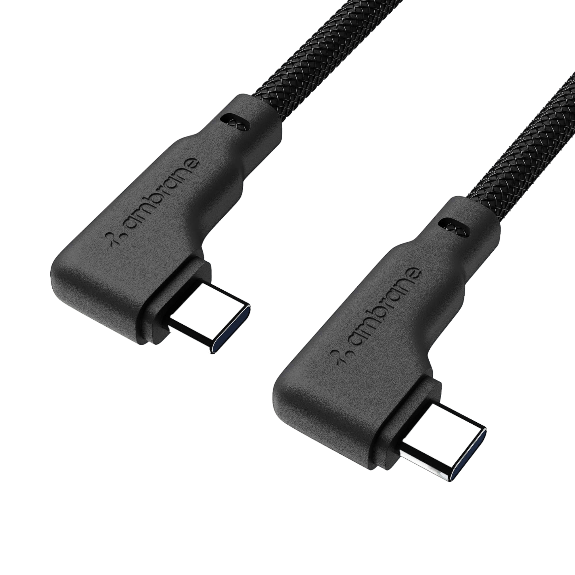 Long L-shaped c to c usb cable