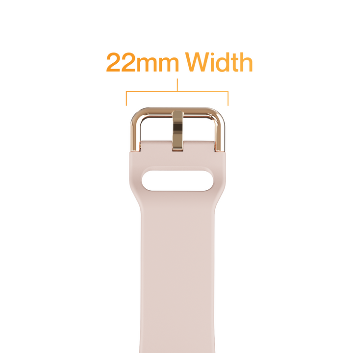 Ambrane 22mm Silicone Strap (Curve)