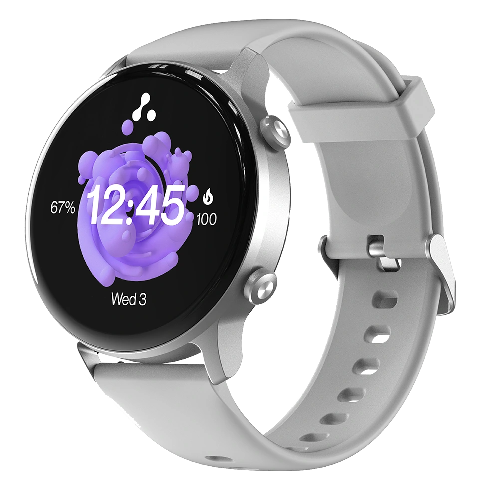 IZI Smart Plus Calling Fitness GPS Trajectory NFC Round Watch - Grey Metal  – izi-cart
