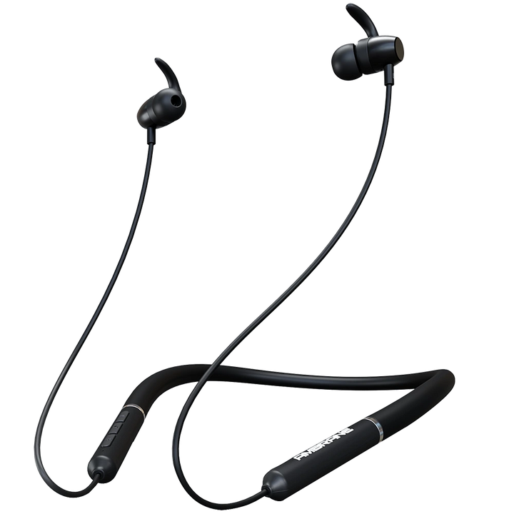 Neckband headphones with voice assistant