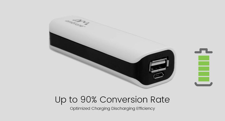 P-201 2200 mAh Power Bank - AmbraneIndia