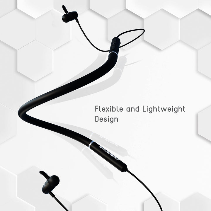 Ambrane Bassband Pro Bluetooth Earphones (Black) - AmbraneIndia