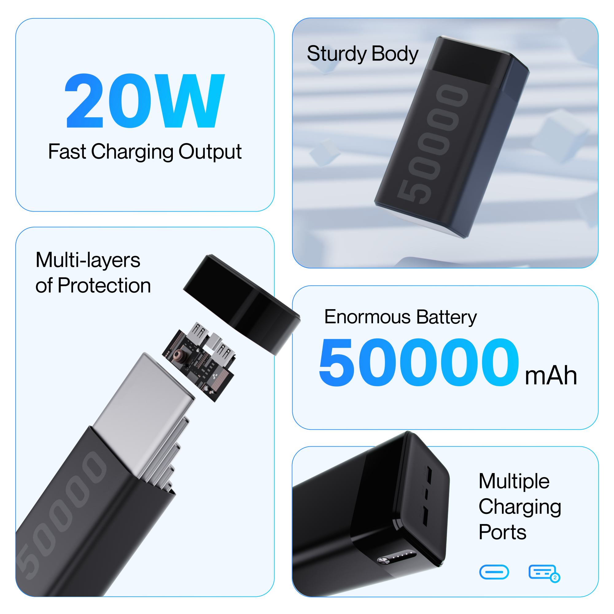 Power Bank 50000mah - Buy Power Bank 50000mah online at Best Prices in  India