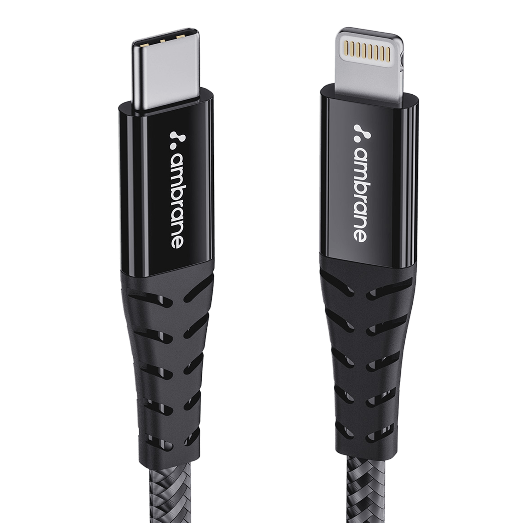 Type C to lightning cable for smartphones, tablets and laptops