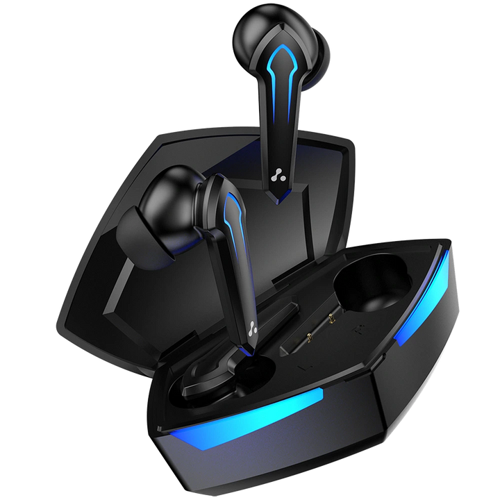 Wireless earbuds with compact design